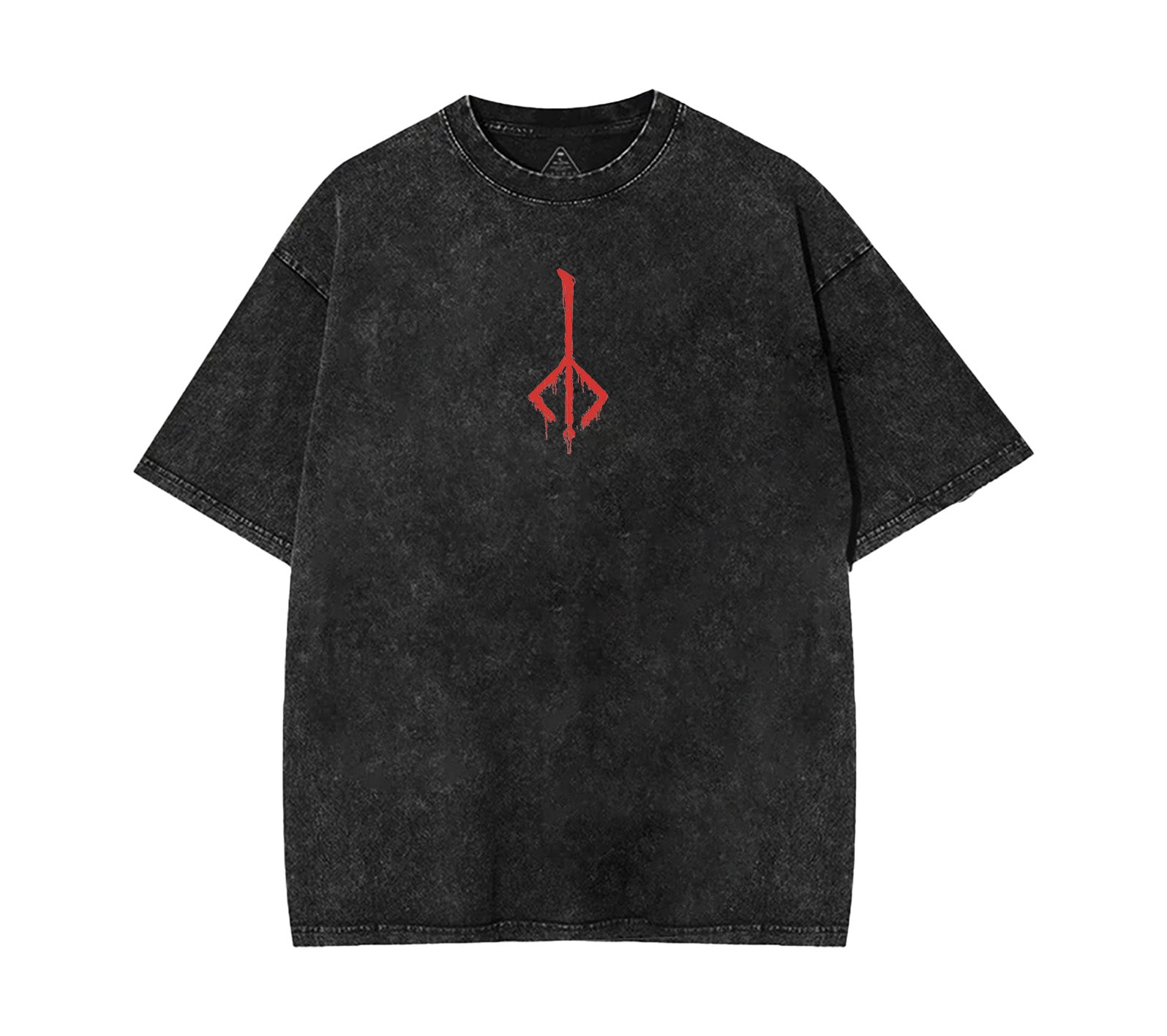Bloodborne Blood Moon Double Printed Unisex Acid Washed Lightweight Cotton T-Shirt [TPR] - Image 2